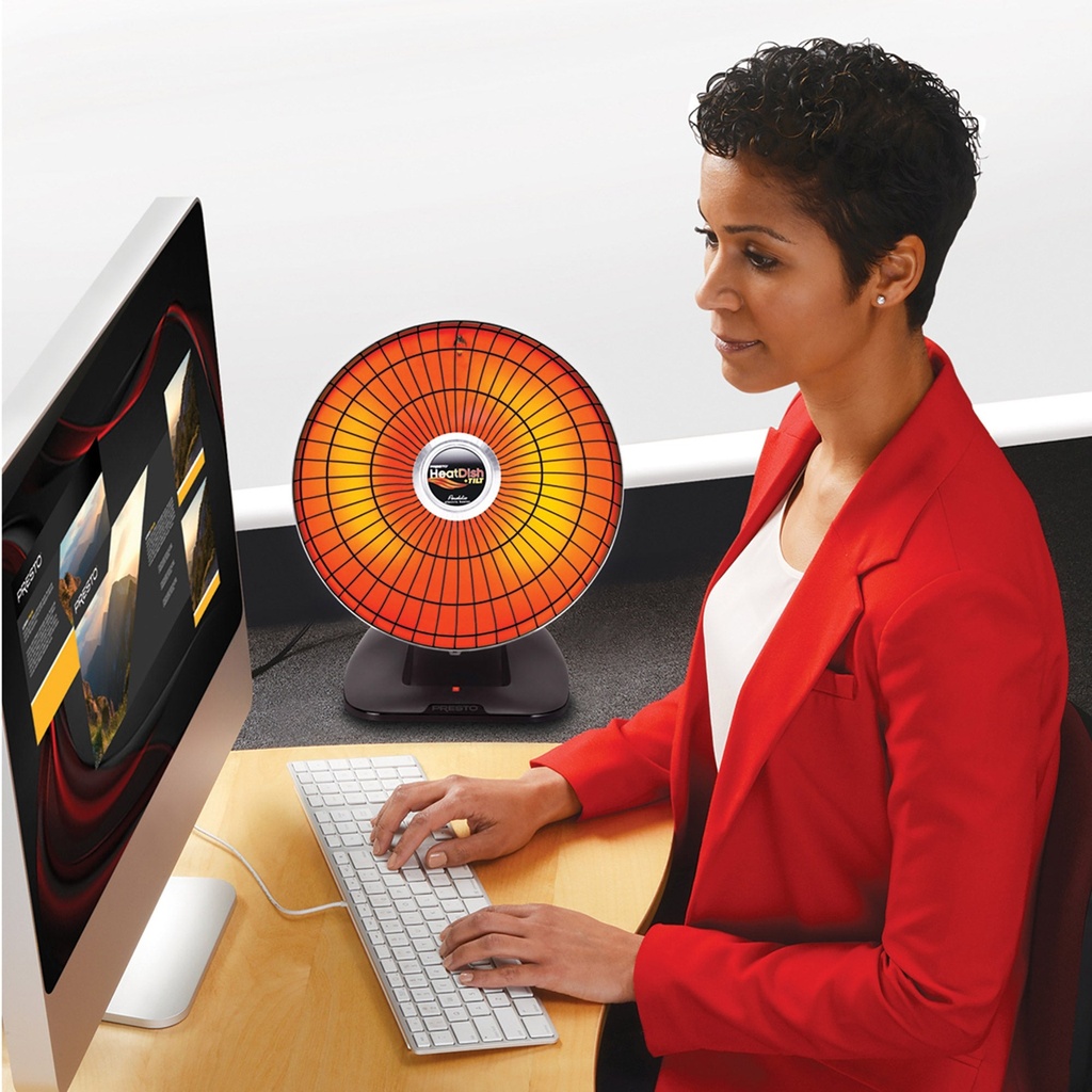 PRESTO HeatDish Plus Tilt Parabolic Heater - 4422619 - 5