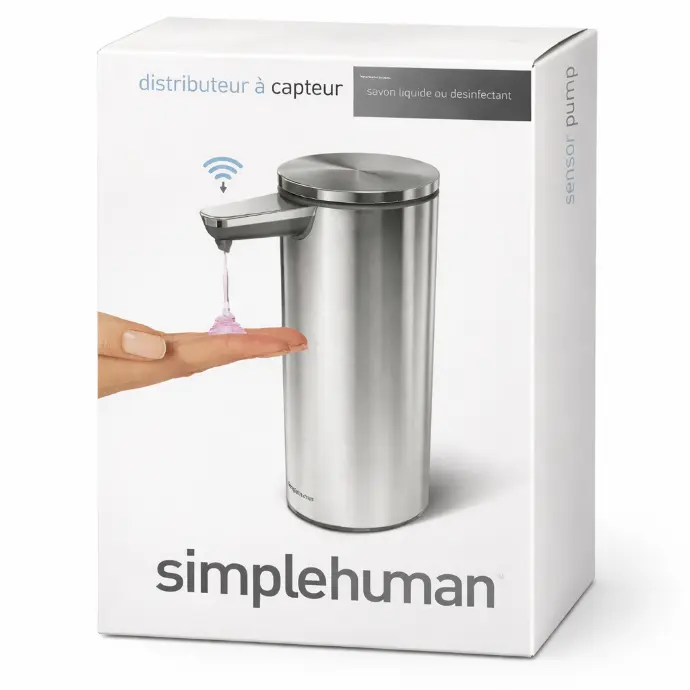 simplehuman Touch-Free Sensor Soap Dispenser (Single Unit)